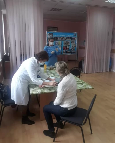В ГУ "Территориальный центр социального обслуживания населения Ленинского района г. Бреста" открылся пункт вакцинации