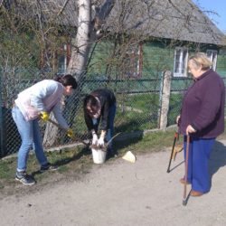 Акция «Чистый двор». Помощь ветеранам – благородное дело