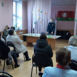 Встреча представителей Брестского городского отдела по ЧС с социальными работниками