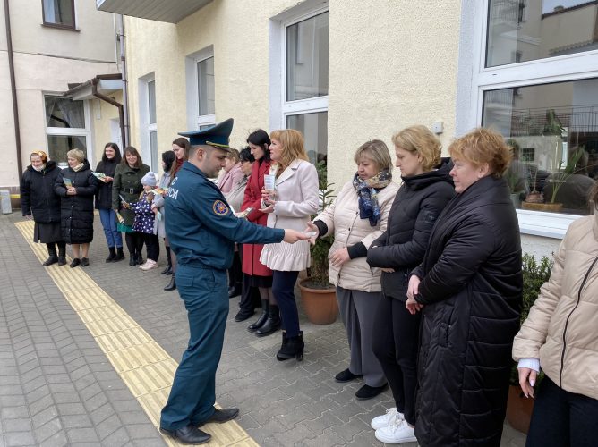 Встреча МЧС с сотрудниками