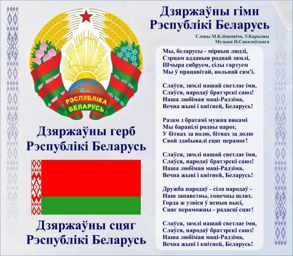 День Государственного флага, Государственного герба и Государственного гимна Беларусь отметит 14 мая