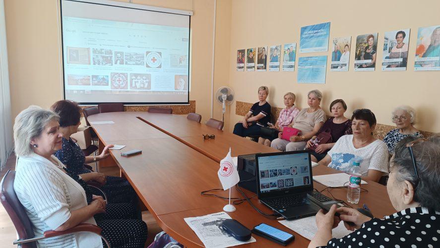 Информационная встреча для подопечных отделения дневного пребывания для граждан пожилого возраста