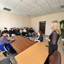 Встреча со студентами УО «БрГУ им. А.С.Пушкина»