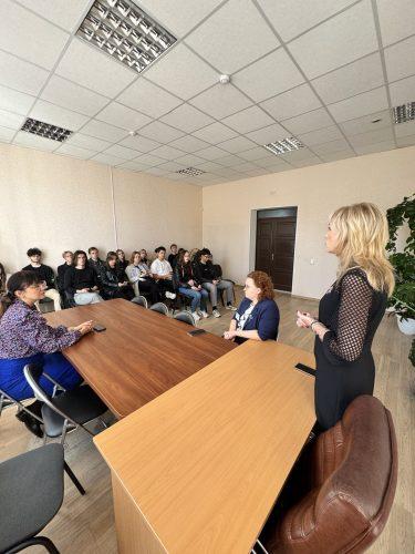 Встреча со студентами УО «БрГУ им. А.С.Пушкина»