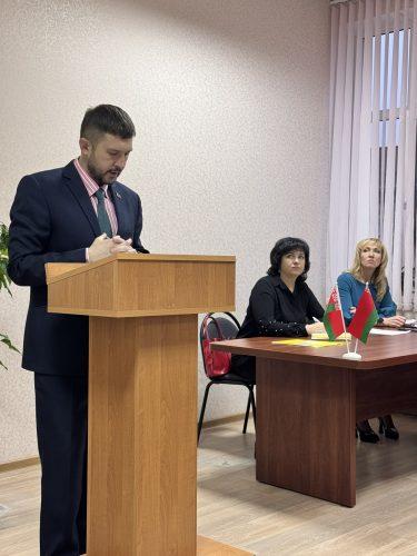 Встреча управляющего делами администрации Ленинского района г.Бреста Владимира Тупицы  с трудовым коллективом