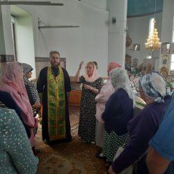 Участие в Божественной литургии в соборе Воскресения Христова