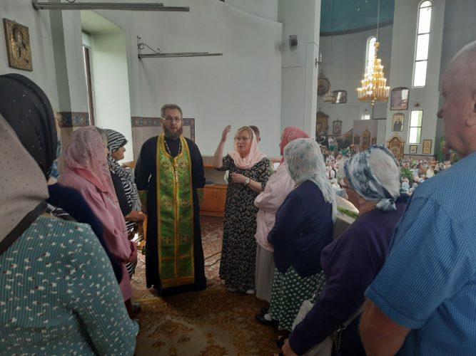 Участие в Божественной литургии в соборе Воскресения Христова