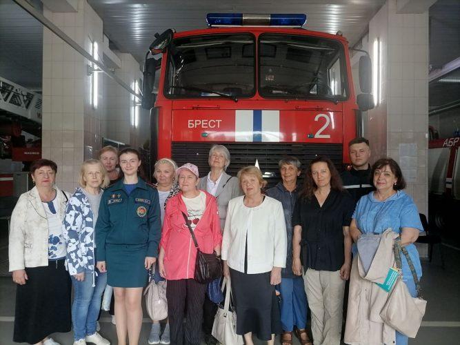 Экскурсия в пожарную аварийно-спасательную часть №2 г.Бреста