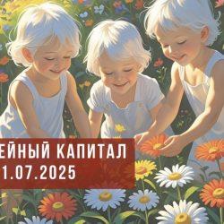 О семейном капитале для многодетных семей на 1 июля 2025 года