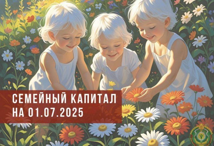 О семейном капитале для многодетных семей на 1 июля 2025 года