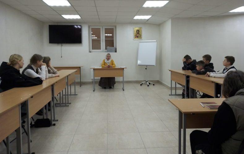 Участие на занятии Воскресной  школы
