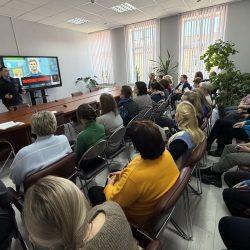 Обучающее занятие по гражданской обороне с трудовым коллективом ГУ «ТЦСОН Ленинского района г.Бреста»