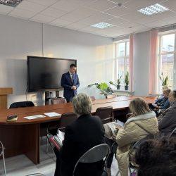 Встреча оперуполномоченного Управления по противодействию киберпреступности  УВД Брестского облисполкома  с социальными работниками